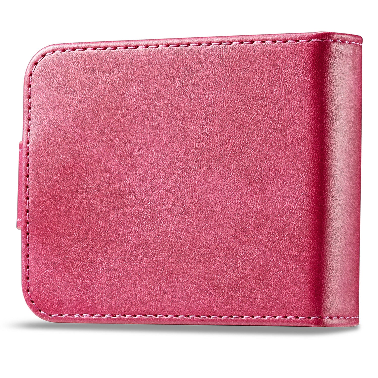 Uniqkart For Samsung Galaxy Z Flip5 5G PU Leather Phone Case Card Holder Calf Texture Stand Cover - Rose Uniqkart For Samsung Galaxy Z Flip5 5G PU Leather Phone Case Card Holder Calf Texture Stand Cover - Rose